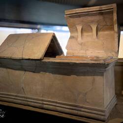 Sarcophagus from the Gela Necropolis (5th century BCE).