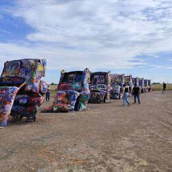 Cadillac Ranch bei Amarillo, TX