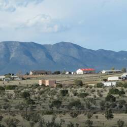 Sandia Mountains vor Albuquerque