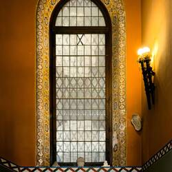 Foyer of Palazzo Alliata di Villafranca.
