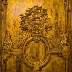 Rococo gilded door detail ... ... Palazzo Alliata di Villafranca.