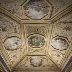 Ceiling detail ... Palazzo Alliata di Villafranca.
