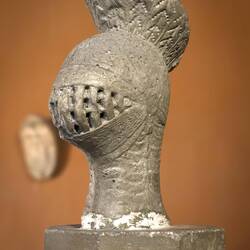 Finial on the grand staircase at Palazzo Alliata di Villafranca.
