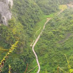 Pretty high up ... I'll be going down there