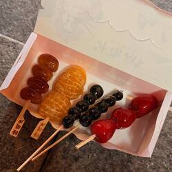 Can't go wrong With Tanghulu - candy coated fruit