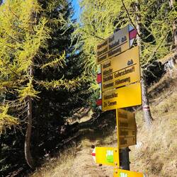 Start zum Gommer Höhenweg