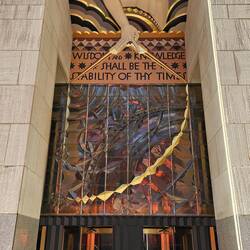 Eingang Rockefeller Center