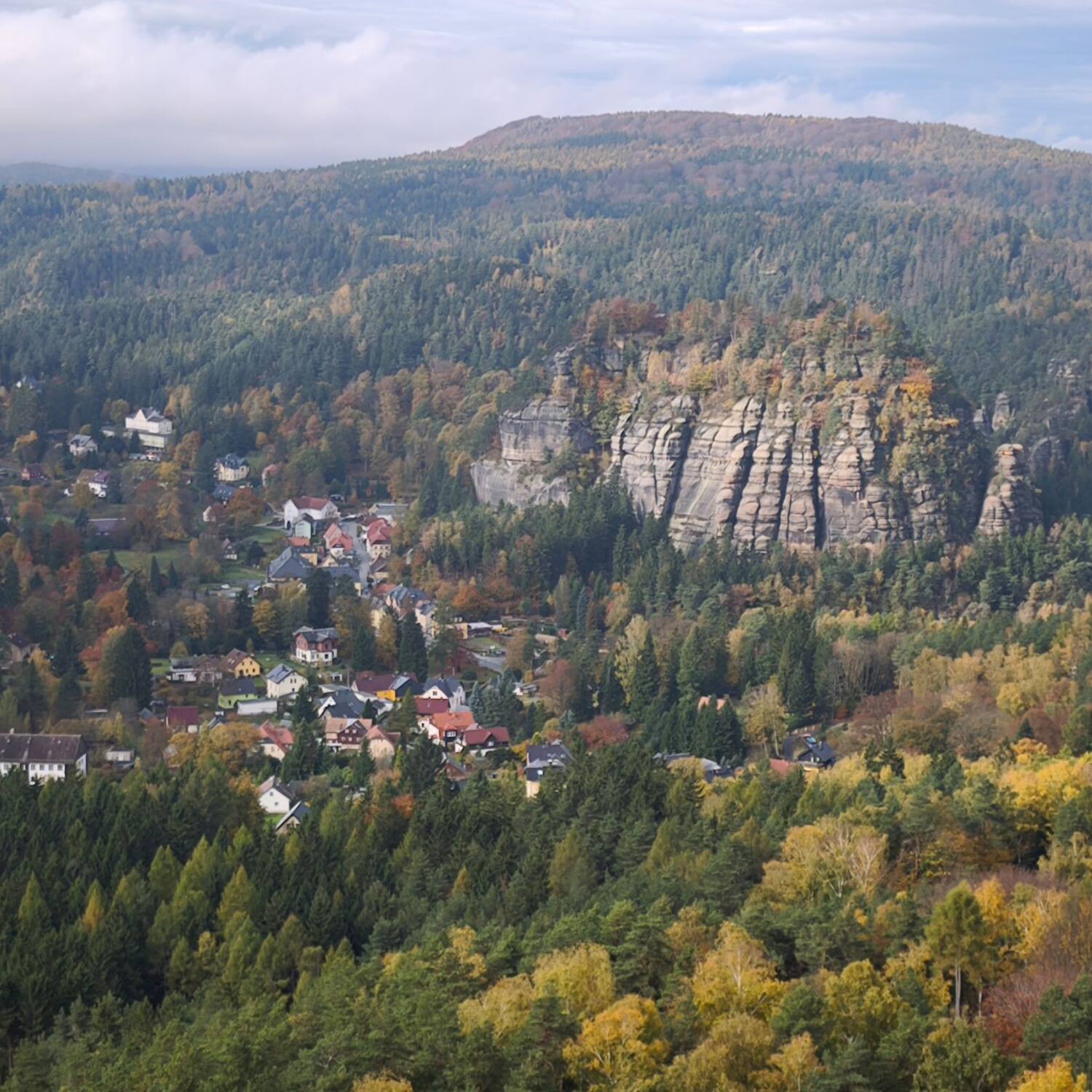 Oberlausitz im goldenen Oktobe