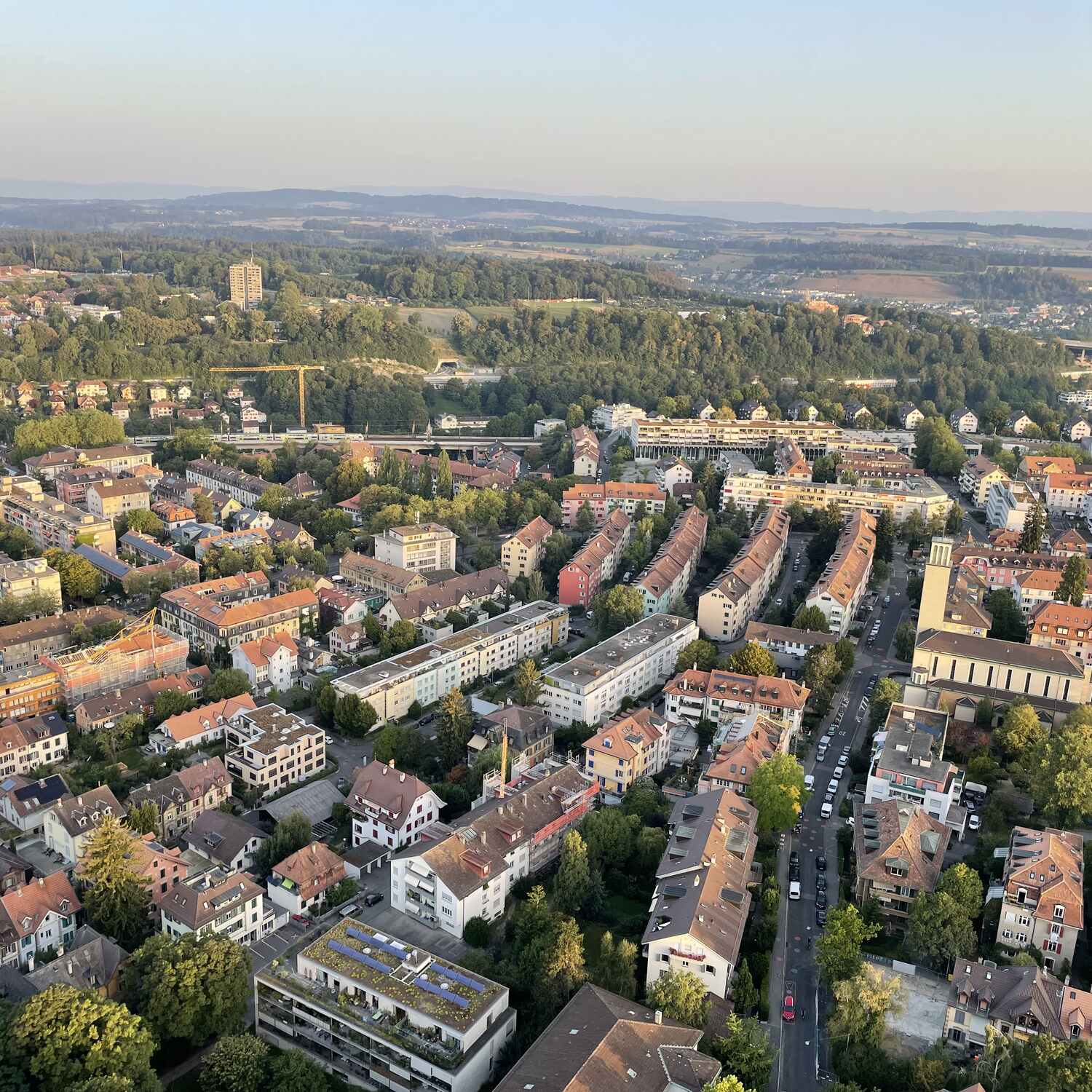 Ballonfahrt über Bern