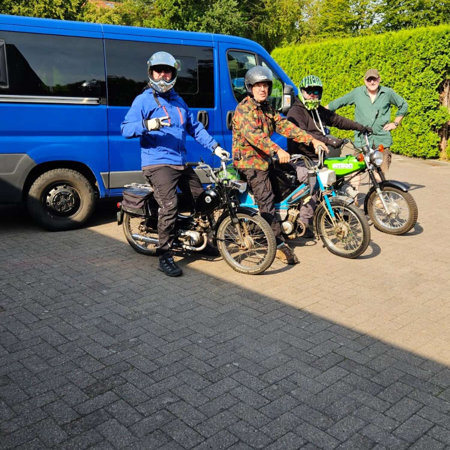 Mofa Rebellen Elbe Rallye