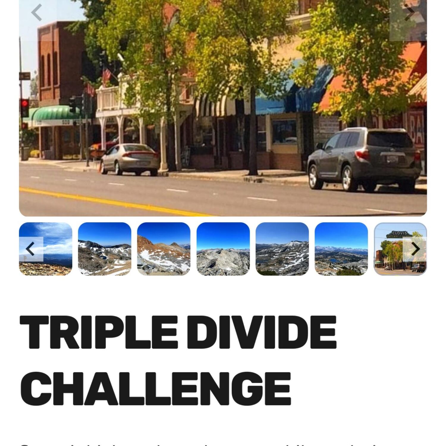 Yosemite Triple Divide