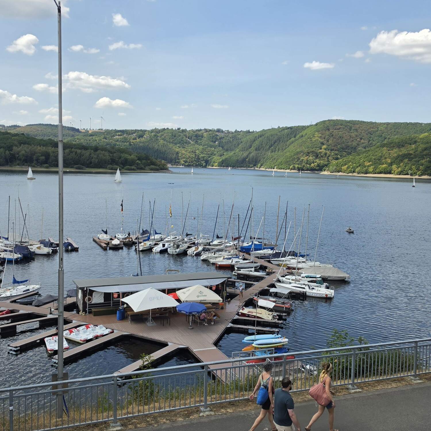 Rursee in Flammen