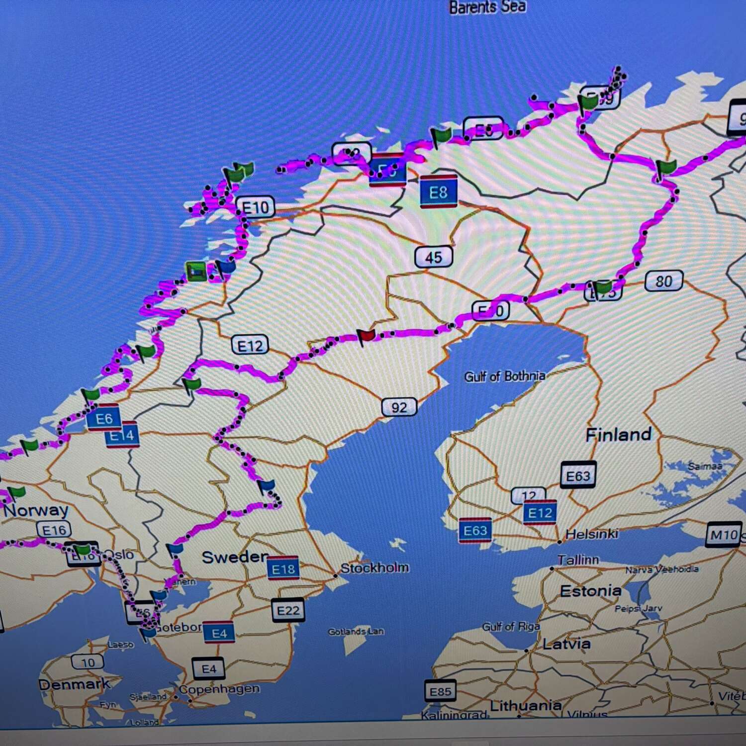 Große Skandinavien Runde