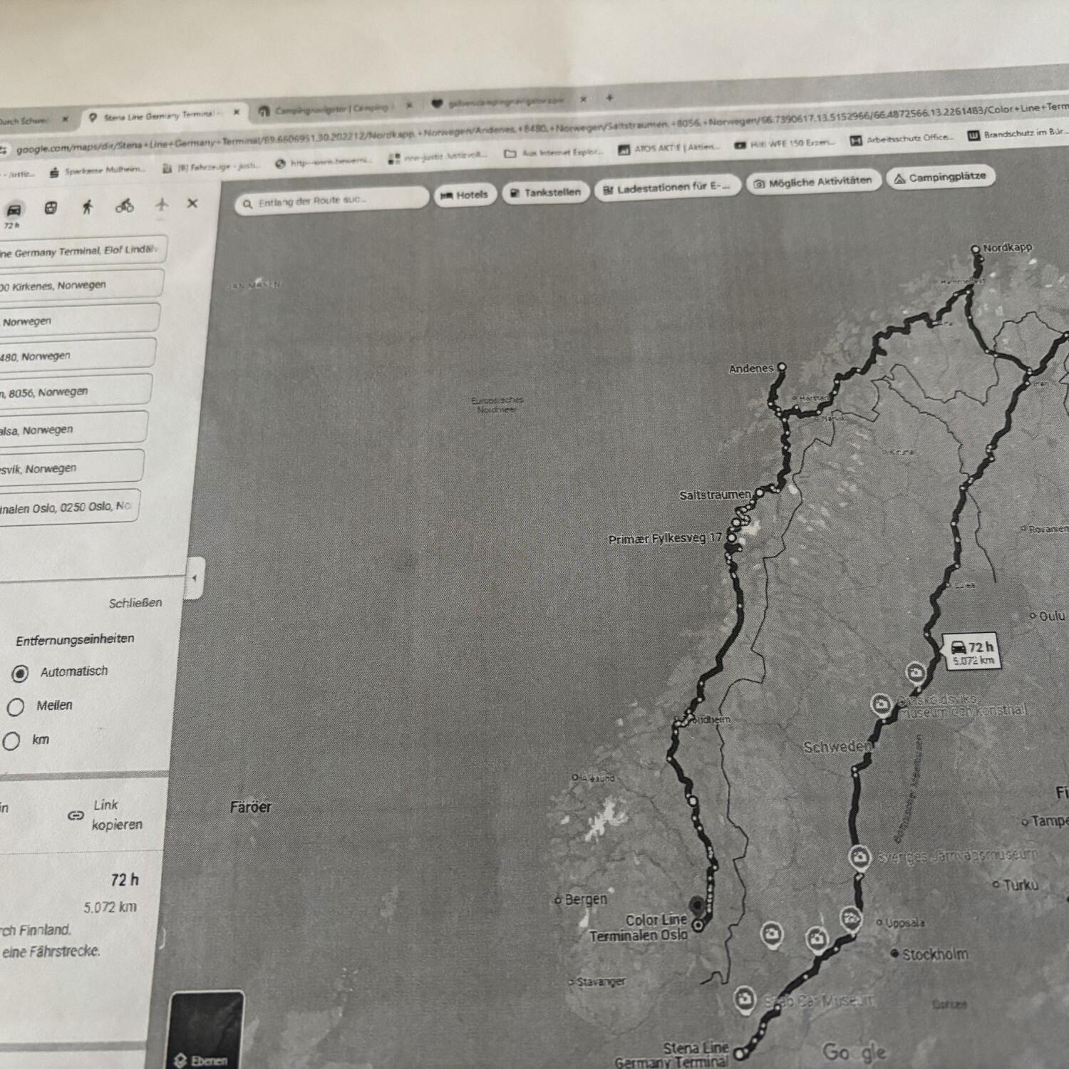 Große Skandinavien Runde