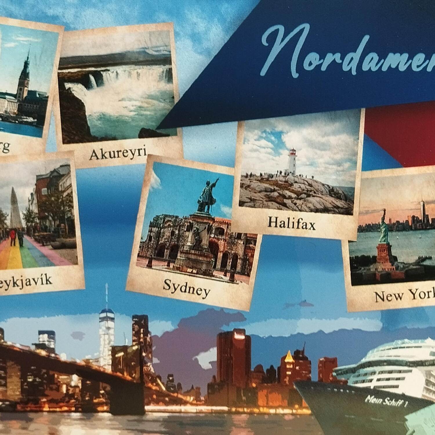 Kreuzfahrt über den Atlantik