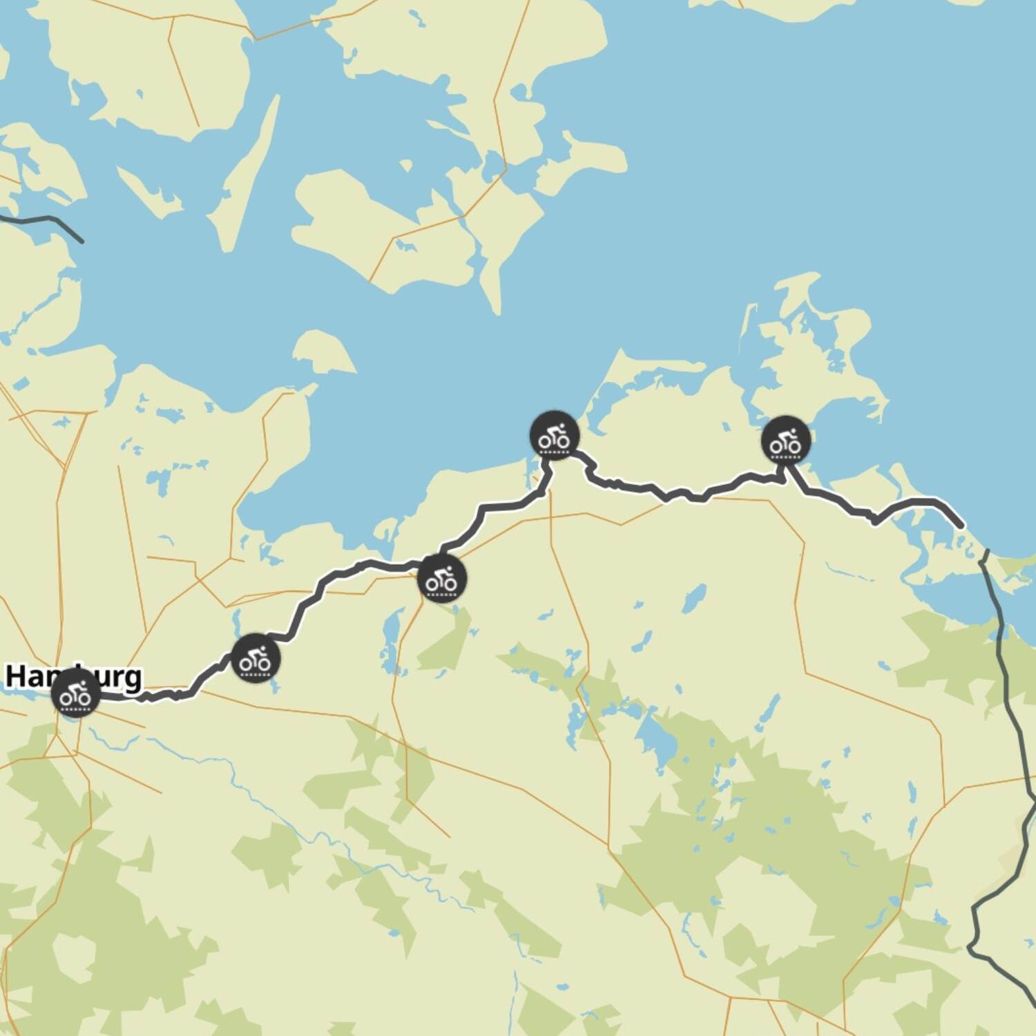 Von Hamburg nach Usedom