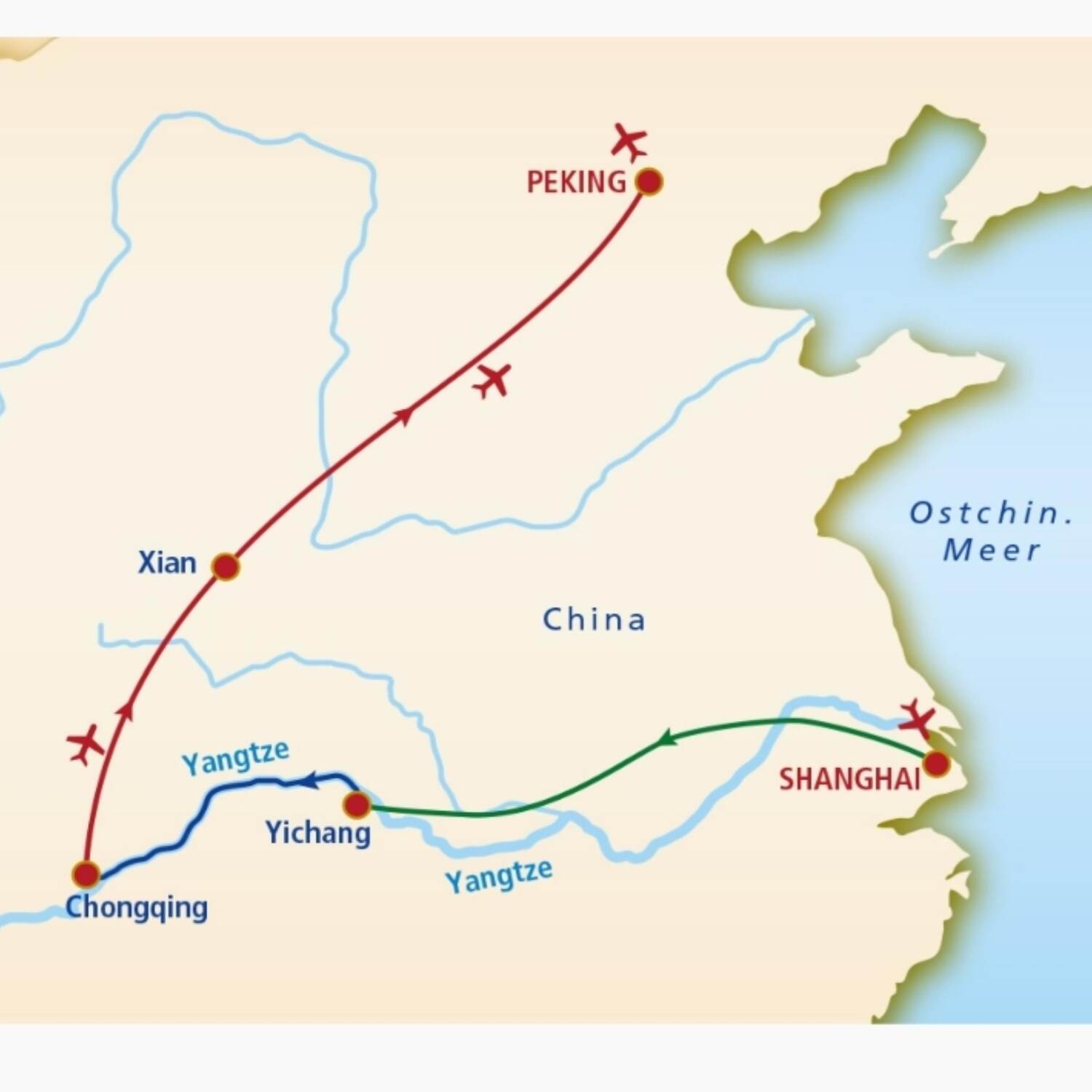 China - 中华人民共和国 - Rundreise
