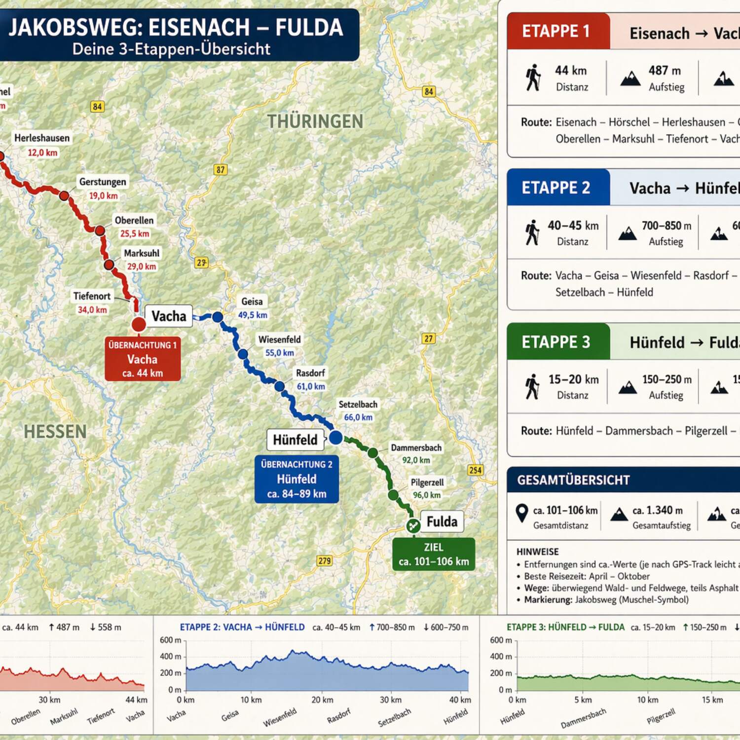 Jakobsweg Eisenach - Fulda