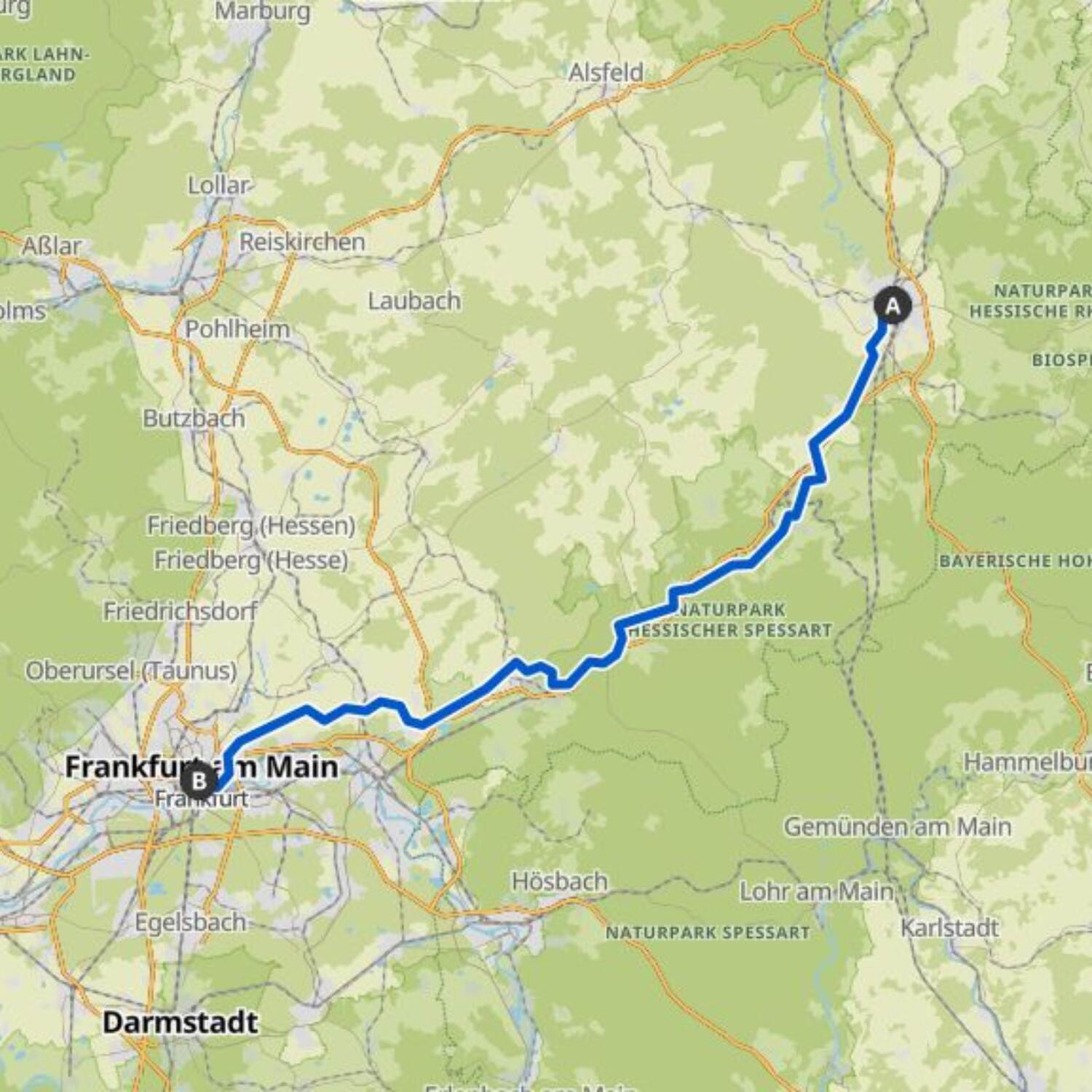 Jakobsweg Fulda-Frankfurt