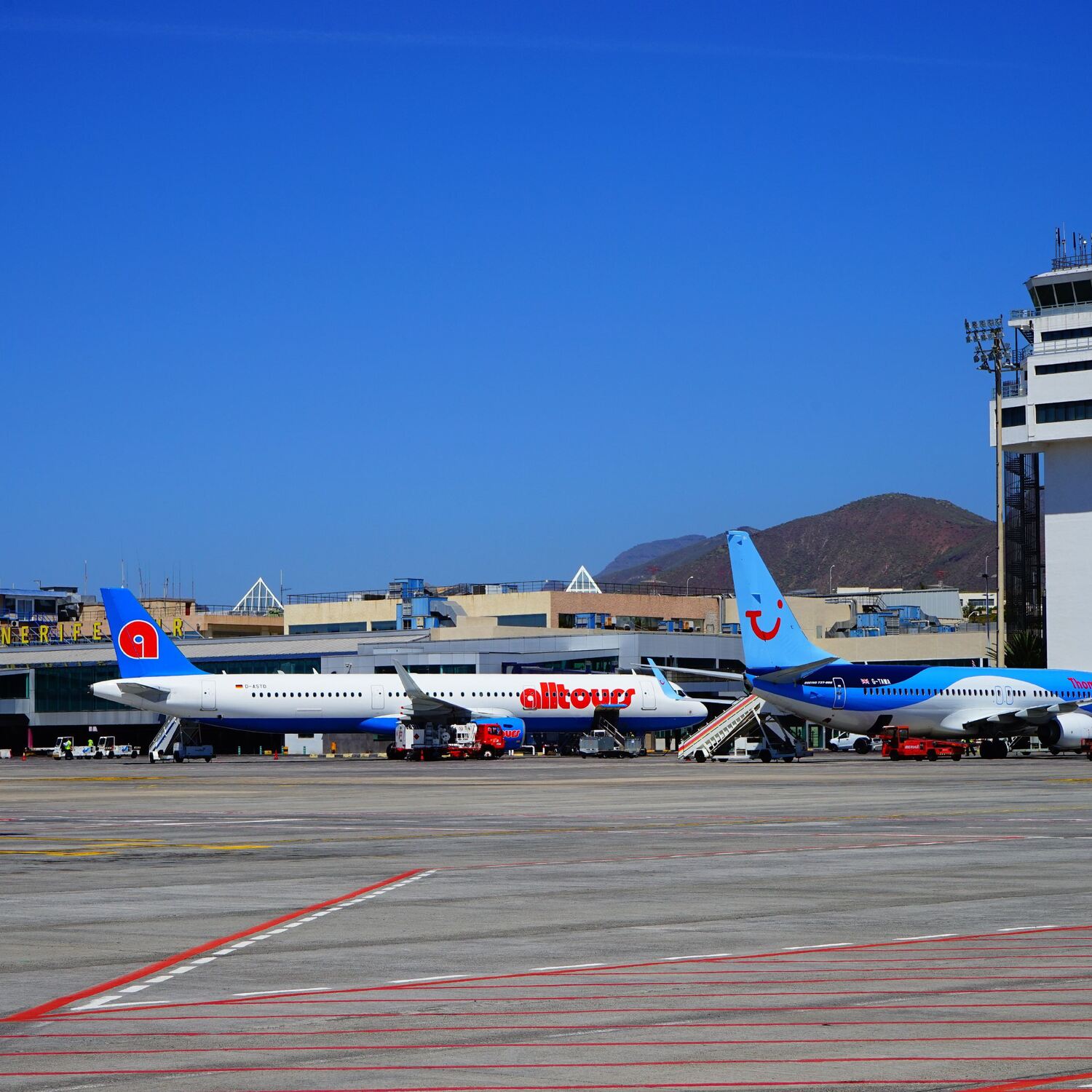 Flug nach Teneriffa