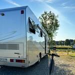Im Wohnmobil unterwegs.