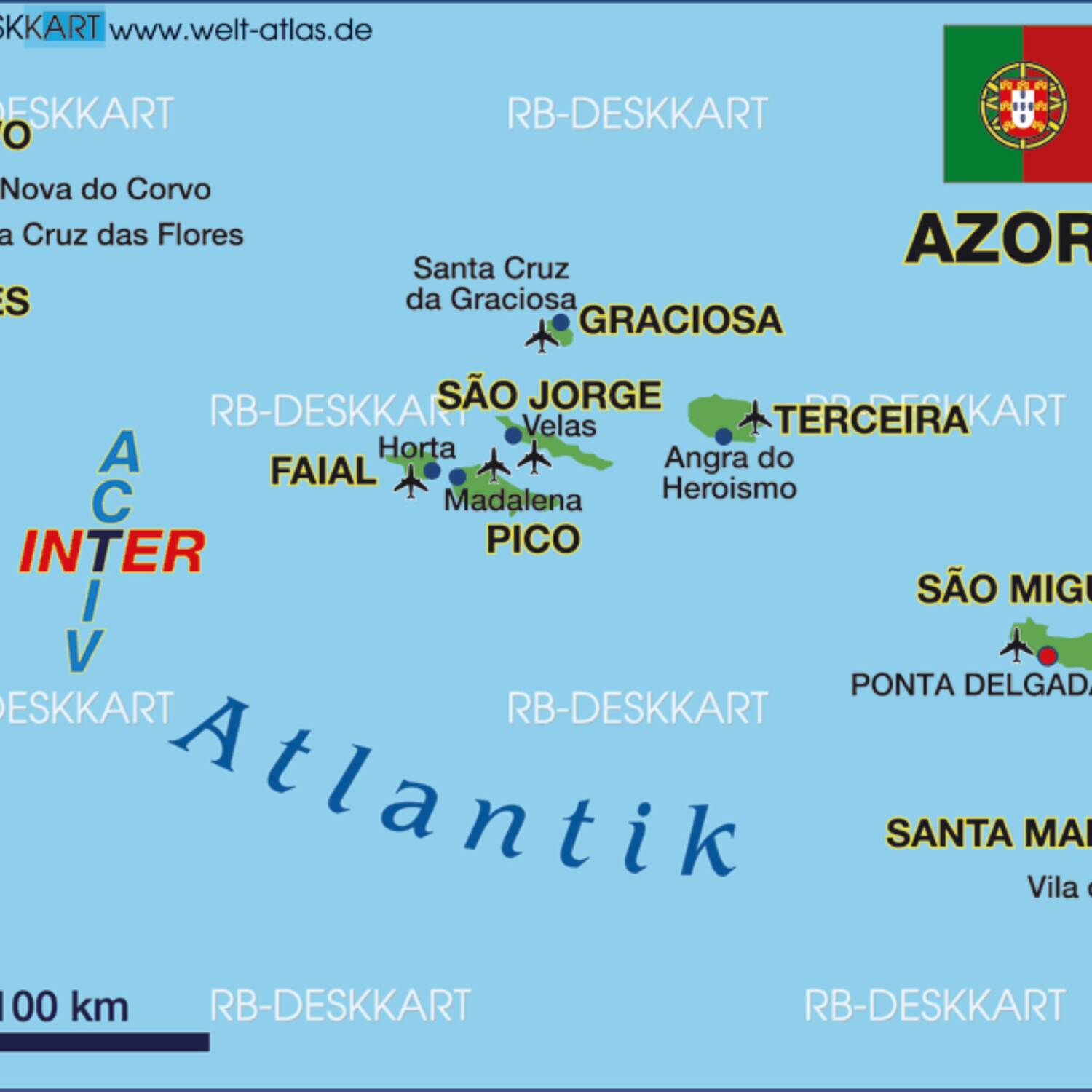 Azoren und Porto (Portugal)