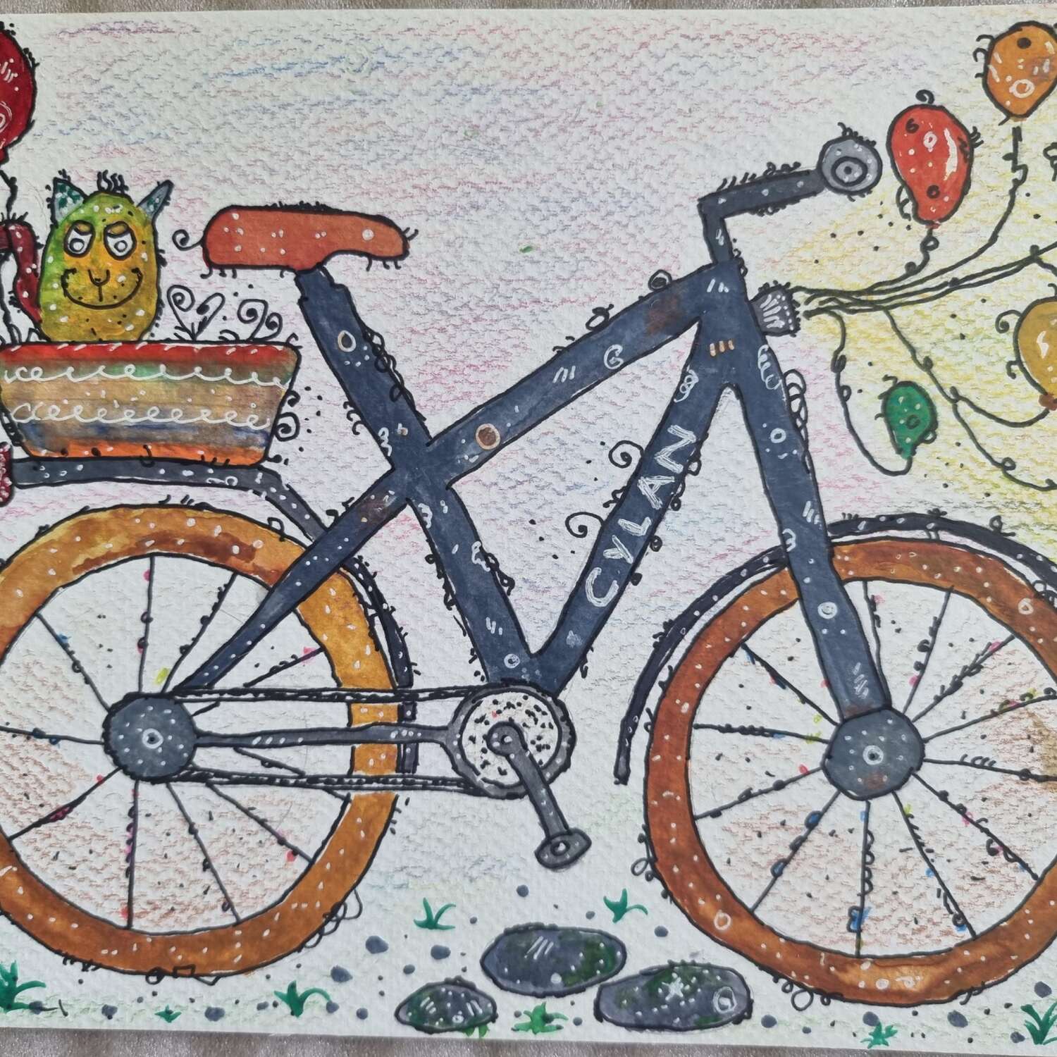 6 Räder drehen durch