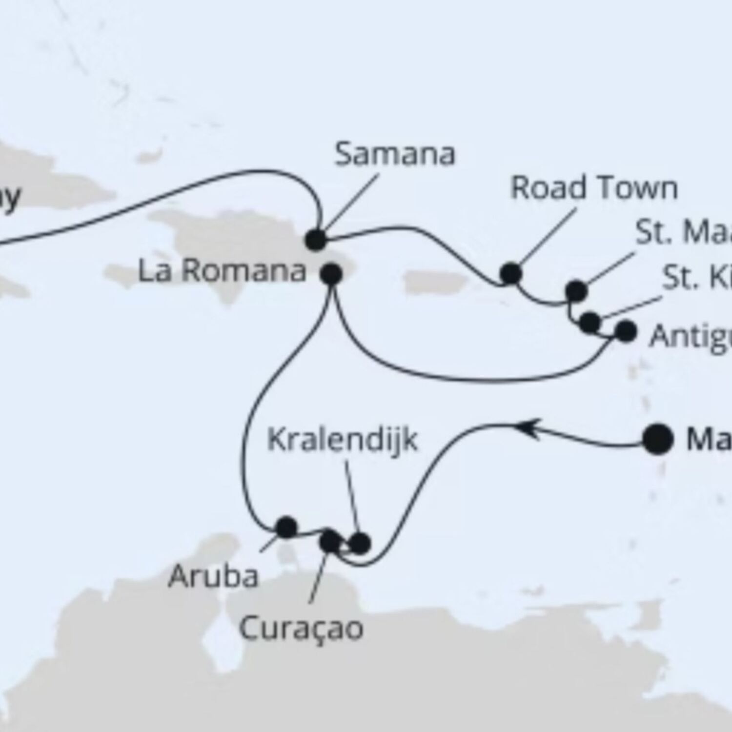 Kreuzfahrt durch die Karibik