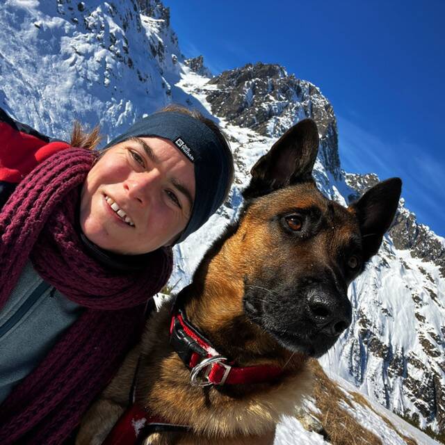 Sabrina mit Erox auf Tour