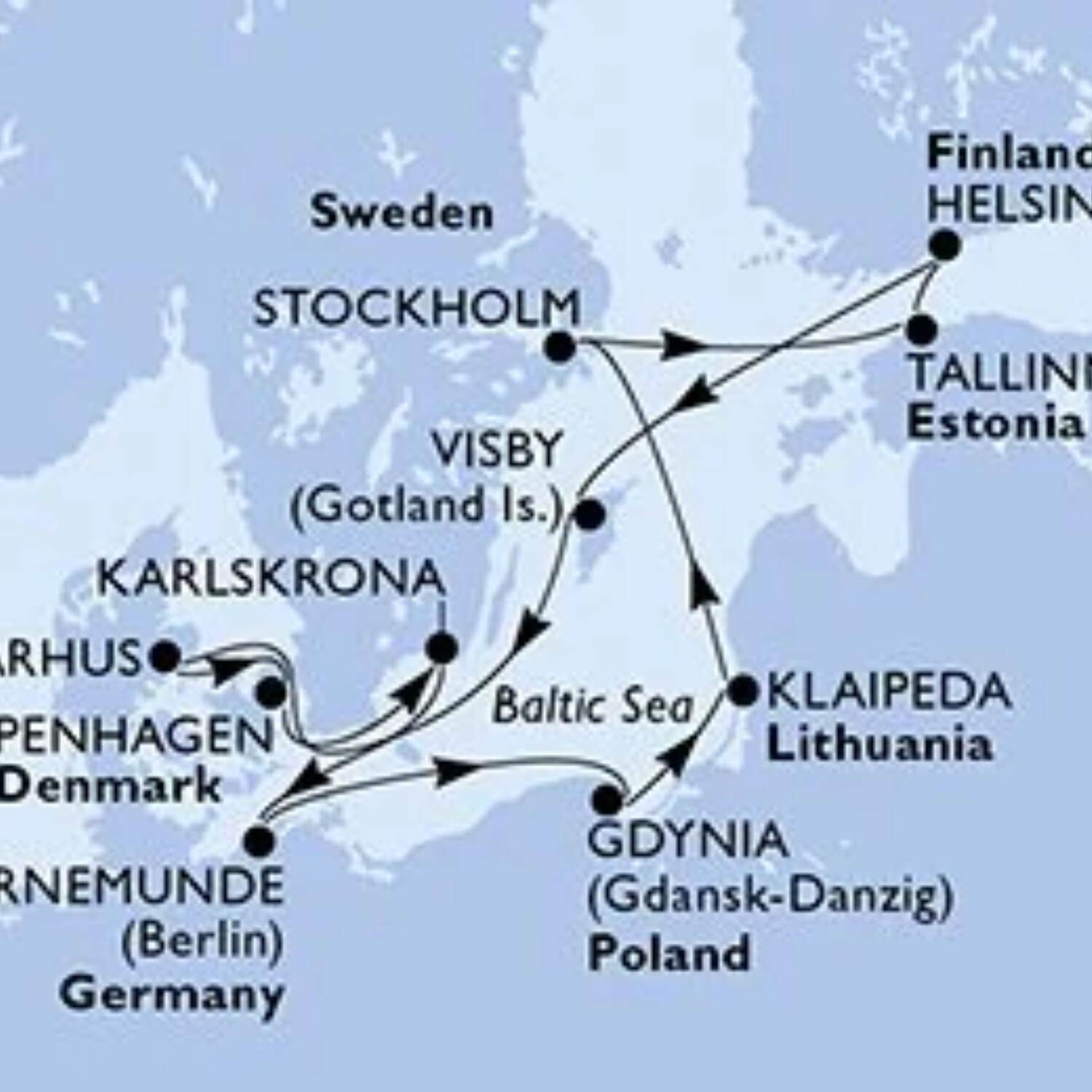 Ostseekreuzfahrt