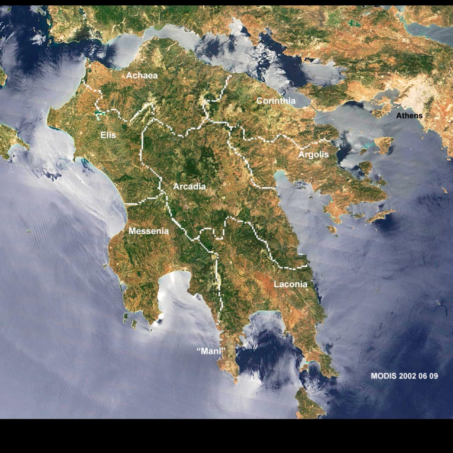 Peloponnes Juni 2026