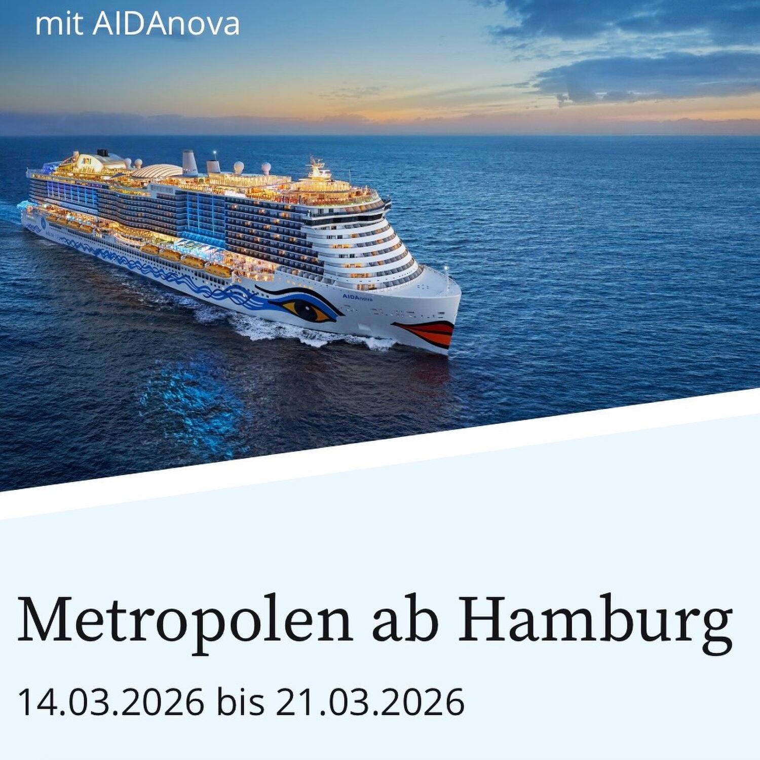 Metropolen mit Aida Nova