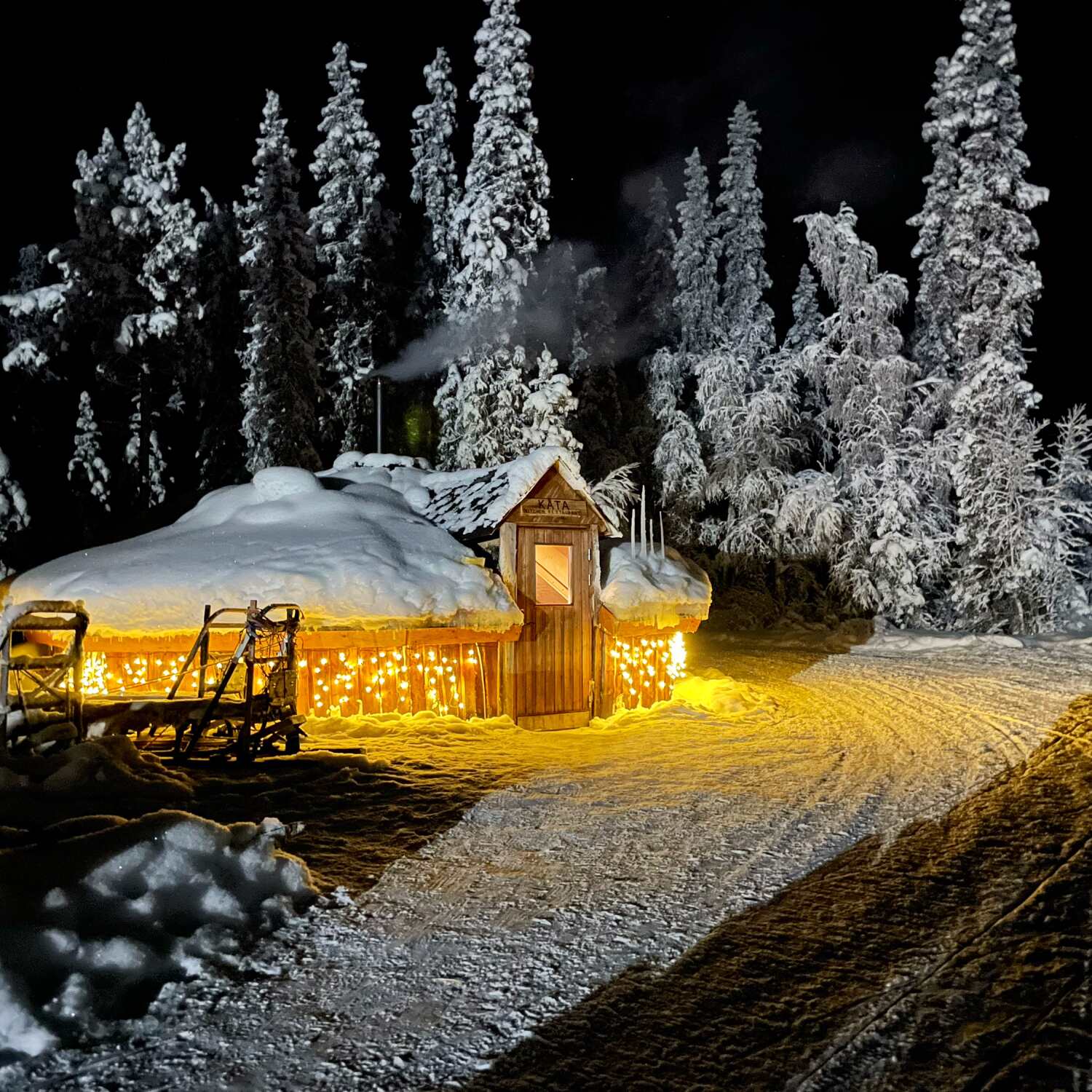 Huskytour durch Schweden