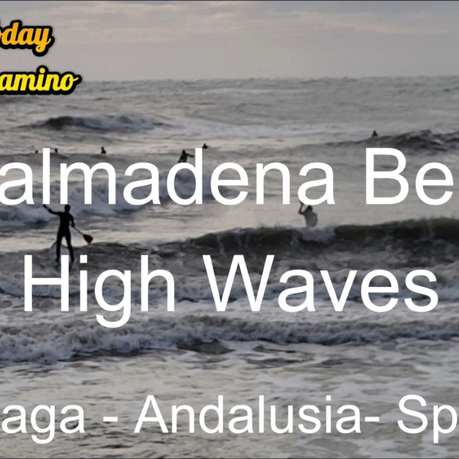 High Waves in Benalmadena