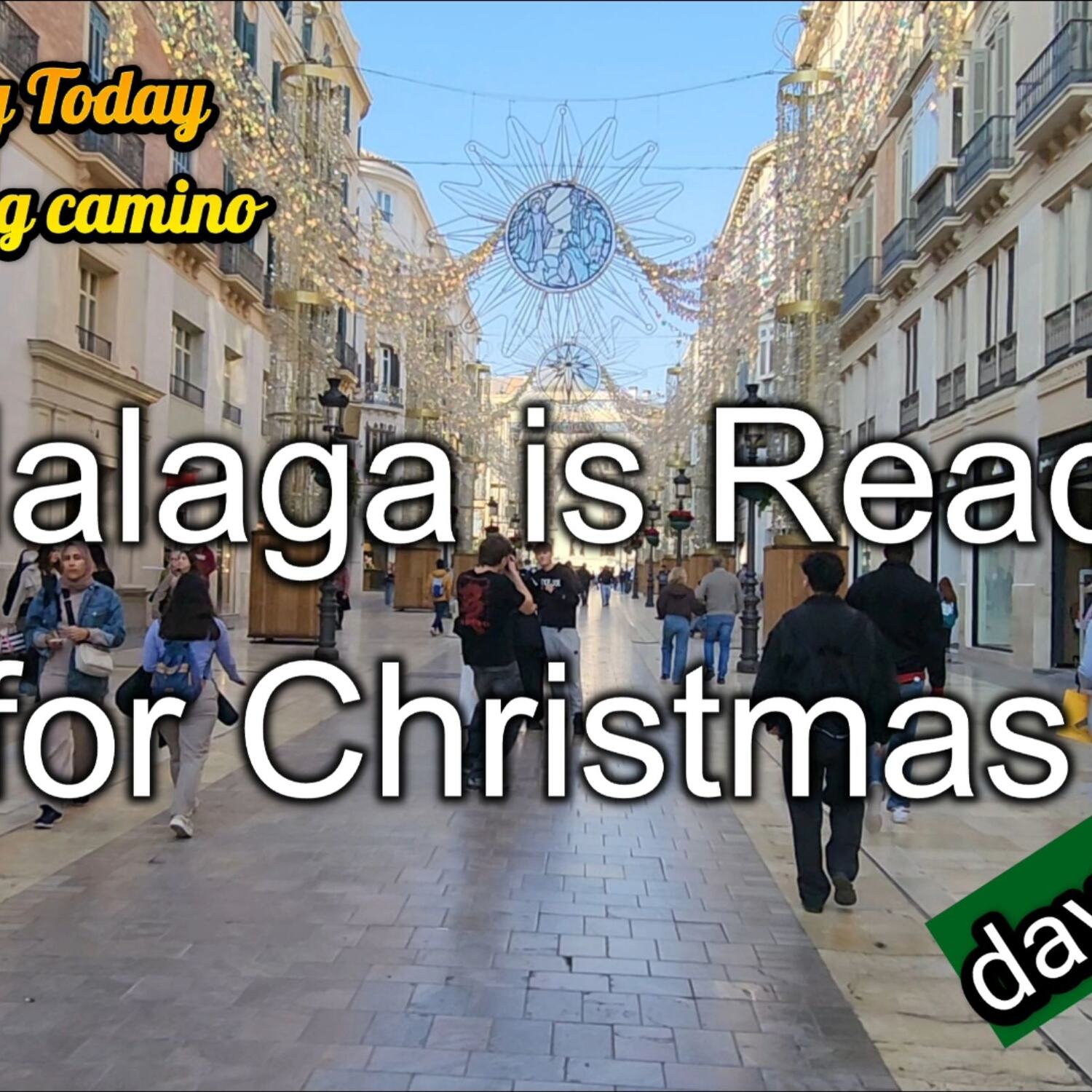 Malaga iscready for Xmas