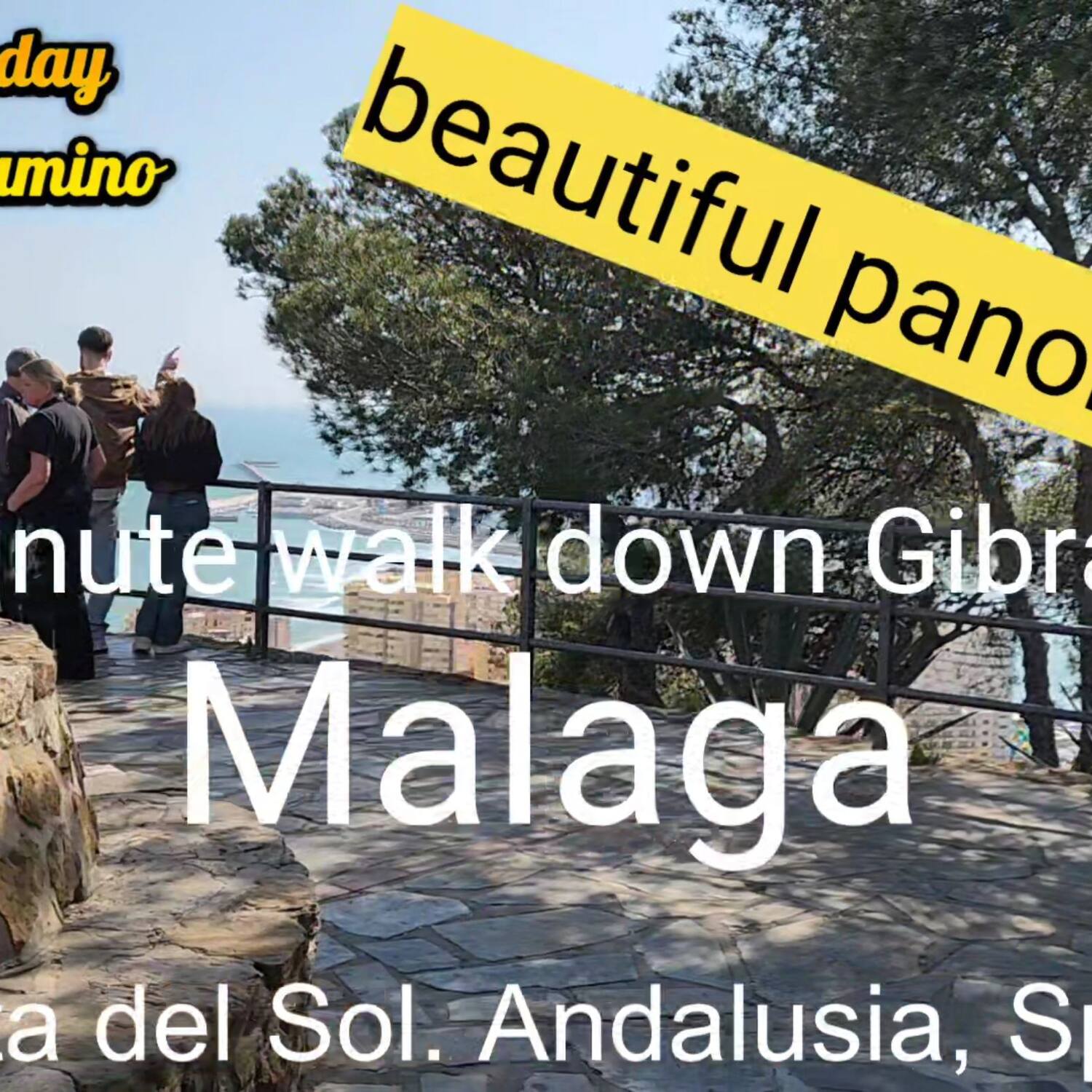 Walk from Gibralfaro Malaga