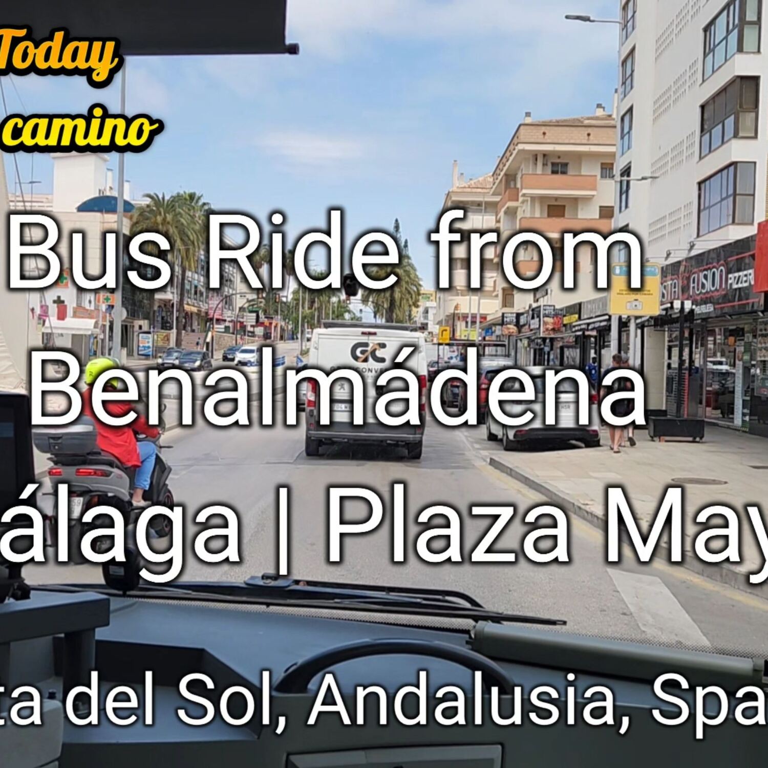 Bus Ride from Benalmádena to P