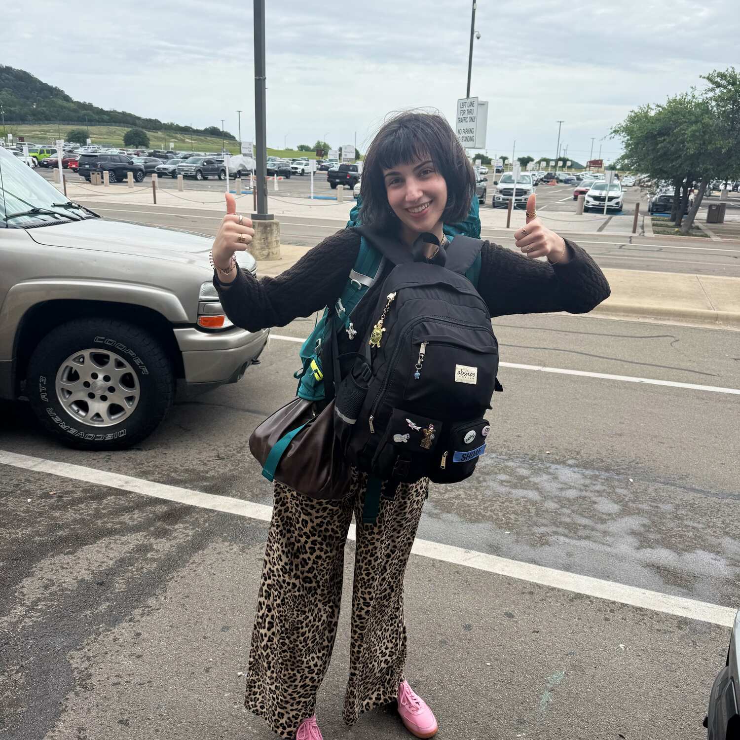 Elora goes backpacking