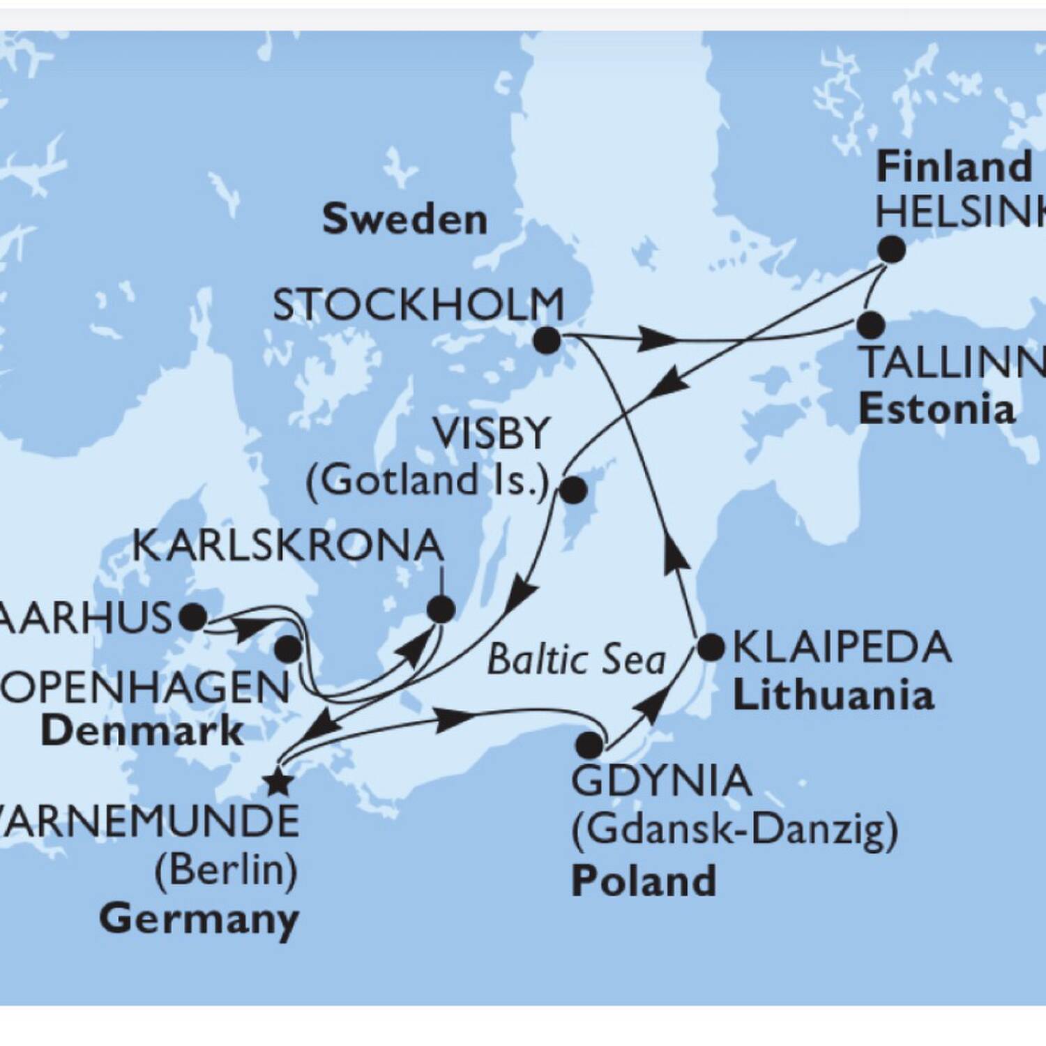 Ostseekreuzfahrt 2025