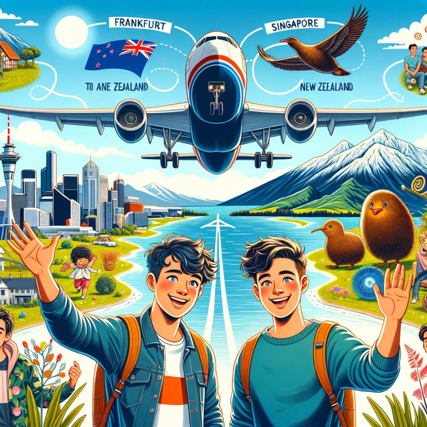 Newzealand with family