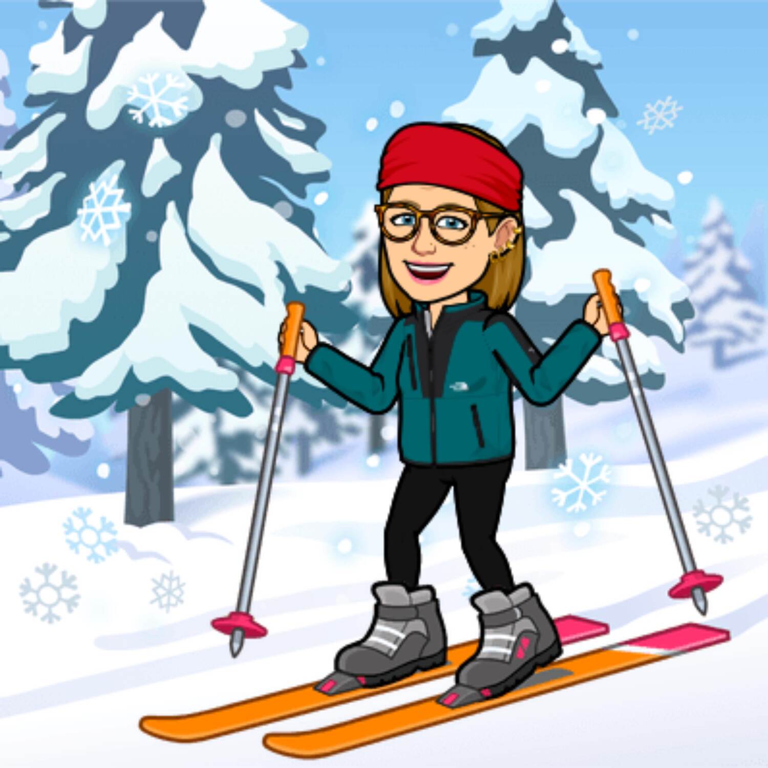 SKIING SNOW WOOHOO