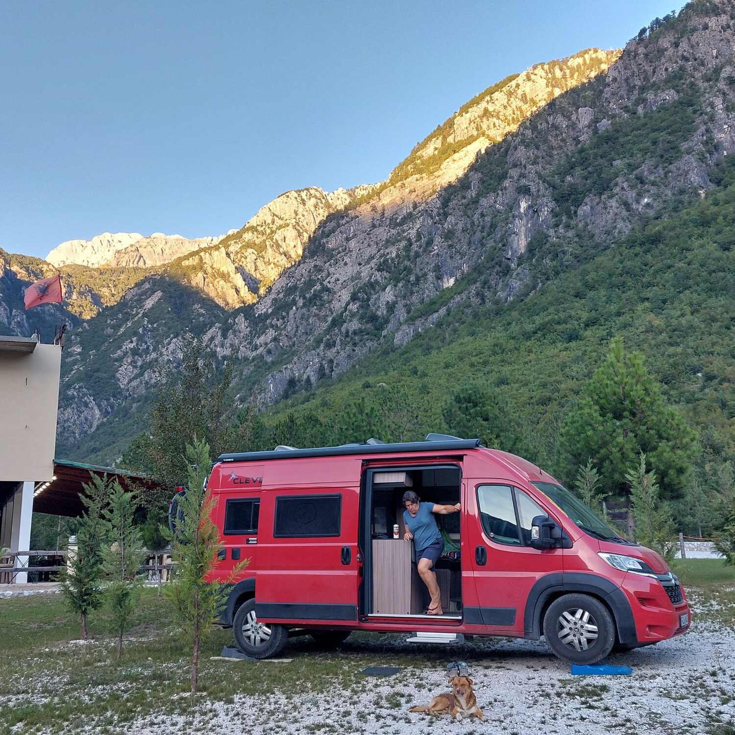 vom Balkon auf den Balkan