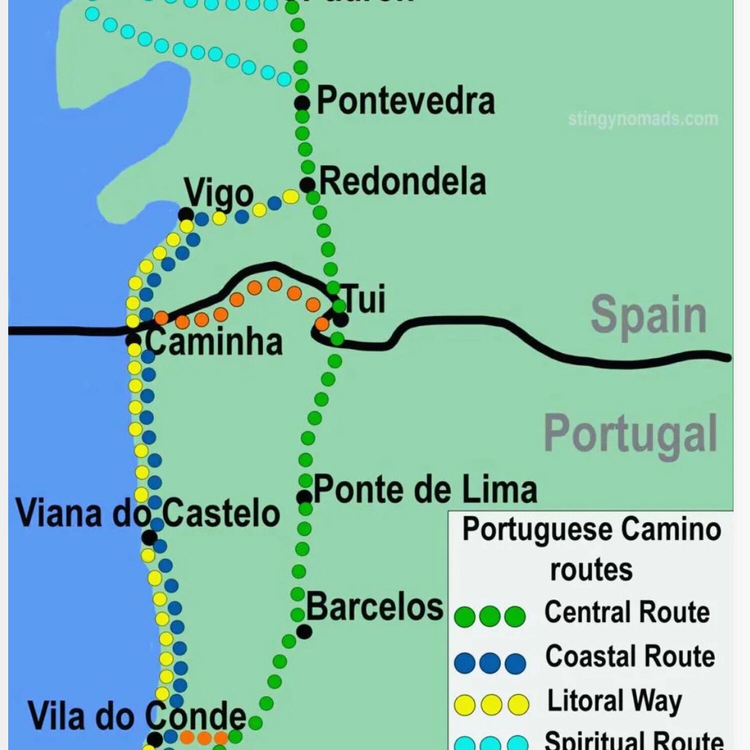 Camino Portuguese 2025