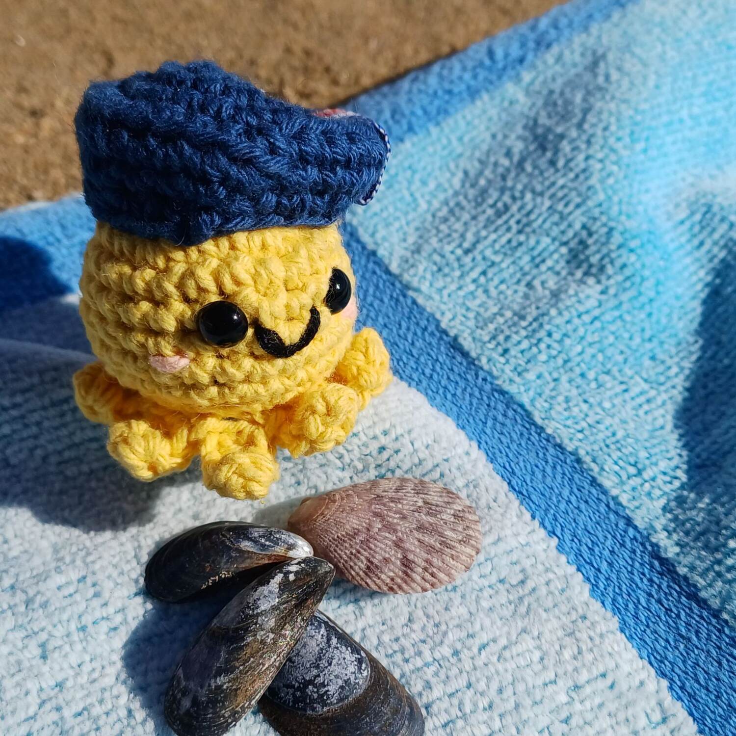 Poulpy Jaune à la playa