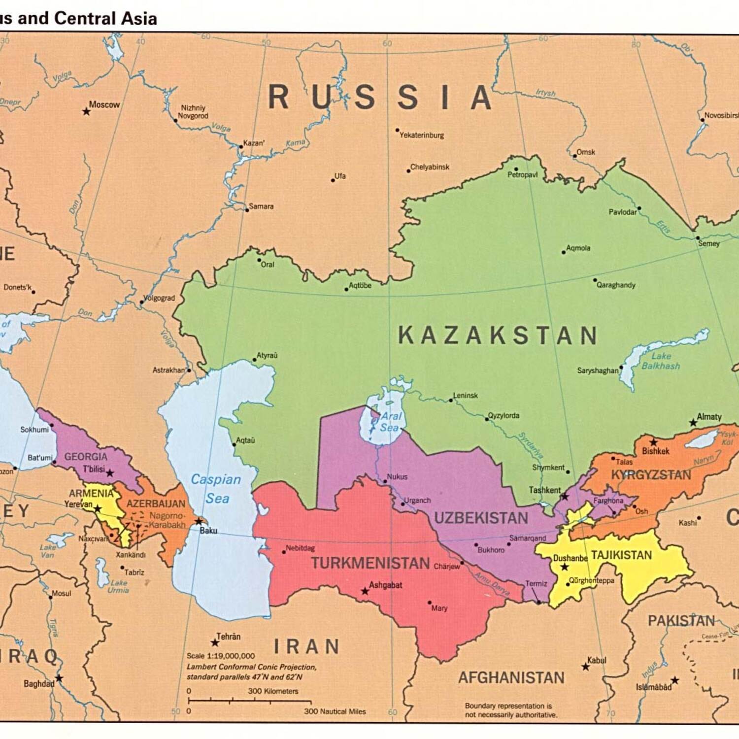 Central Asia and Caucasus