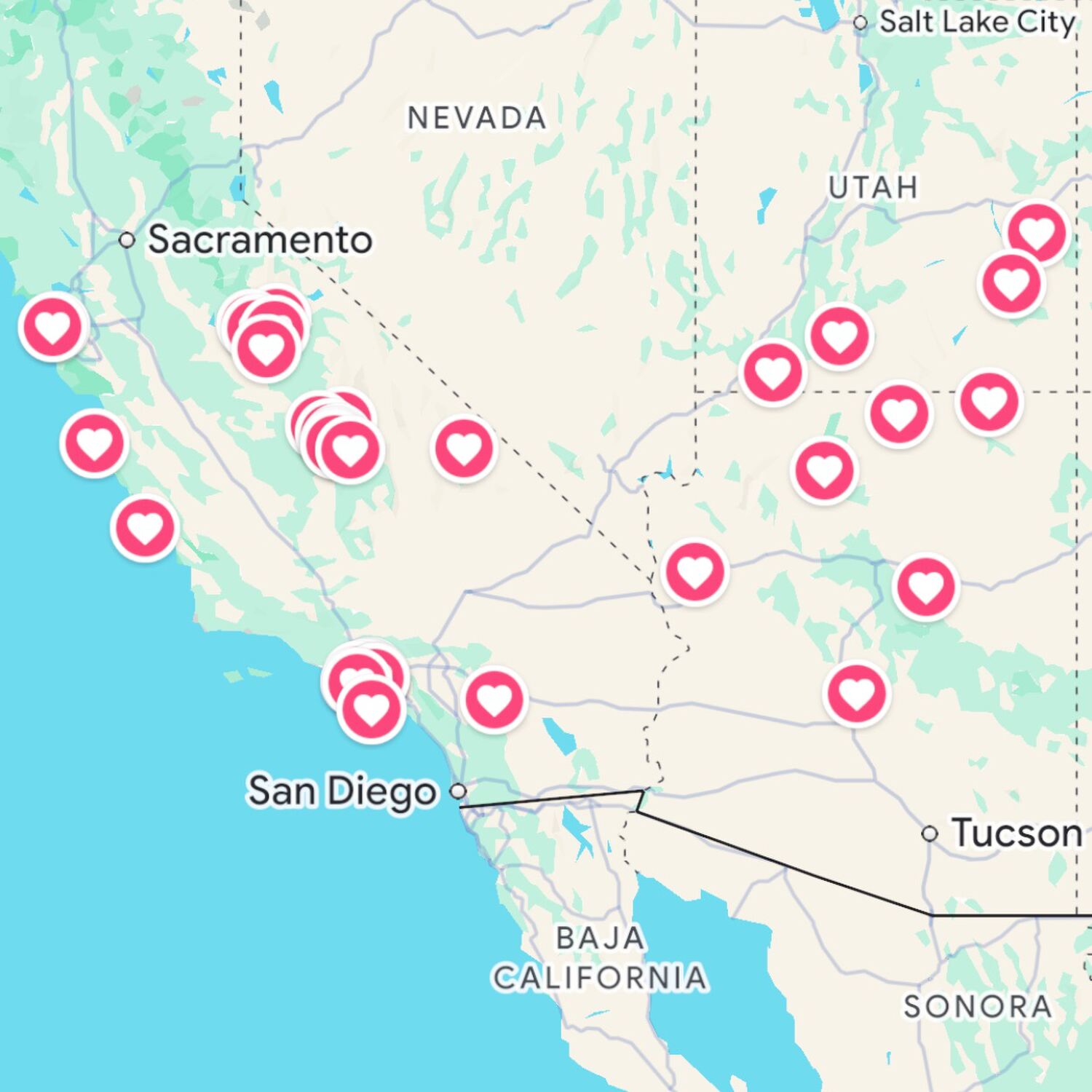 USA West Coast 2025