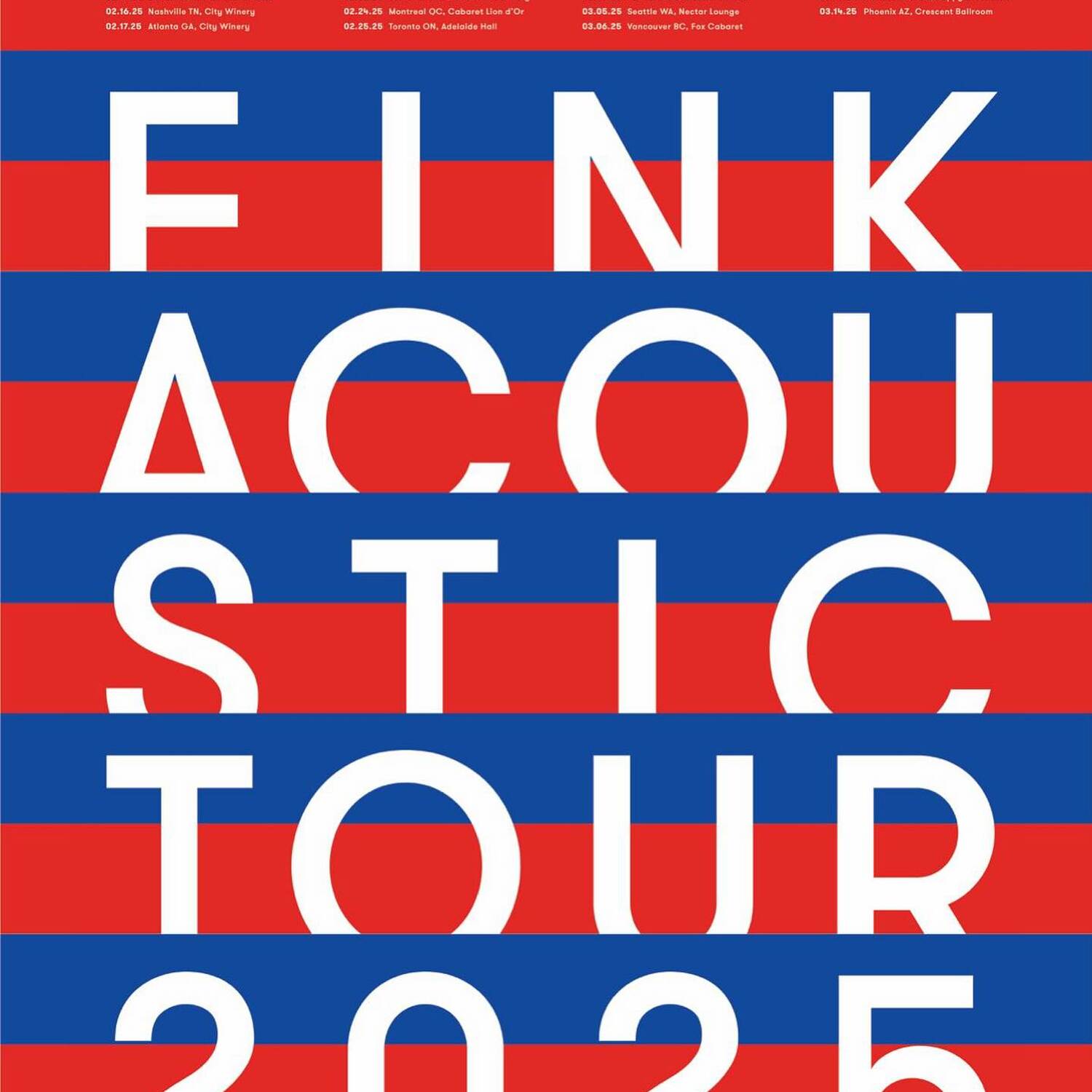 Fink Concert in Austin!