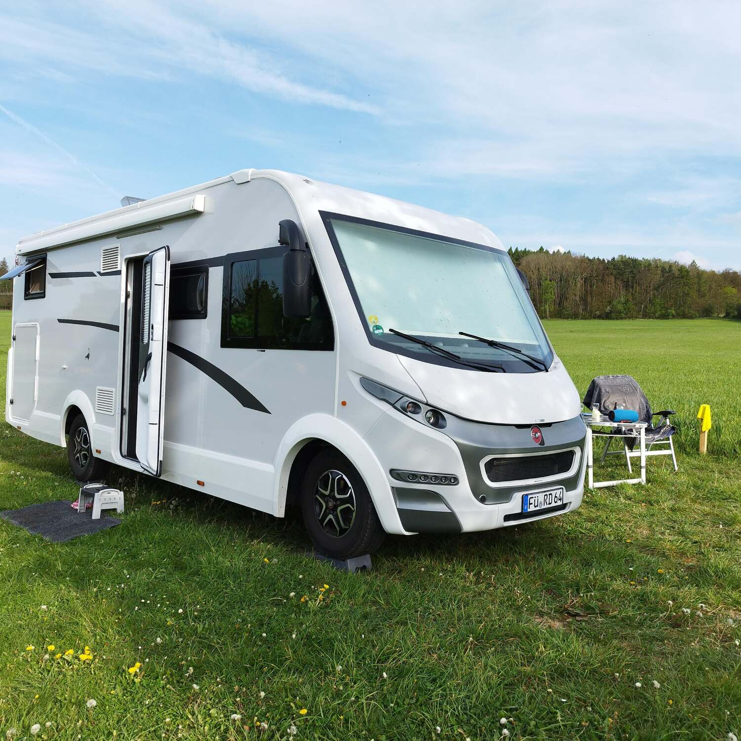 Mit d. Wohnmobil n. Frankreich