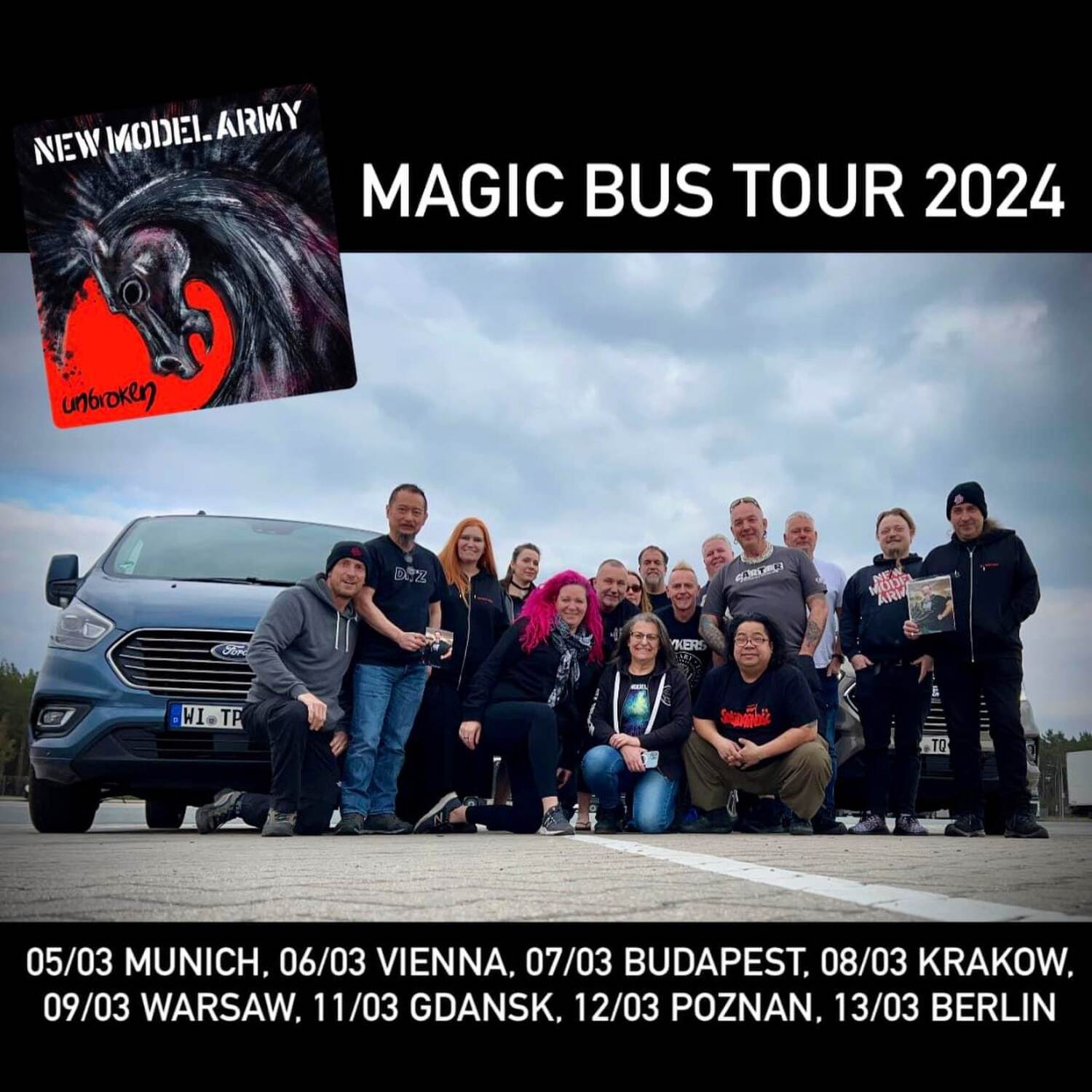 New Model Army European Tour