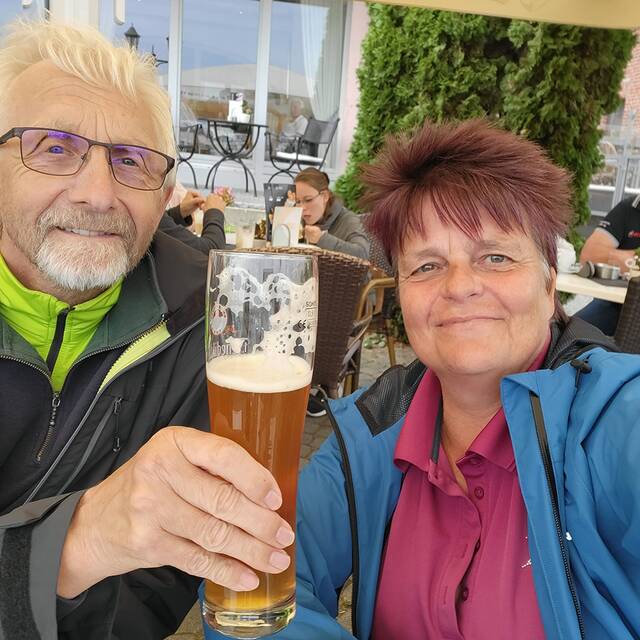 Ellen und Andreas on tour